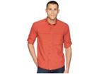 White Sierra Kalgoorlie Cool Touch Long Sleeve Shirt (red Earth) Men's Long Sleeve Pullover