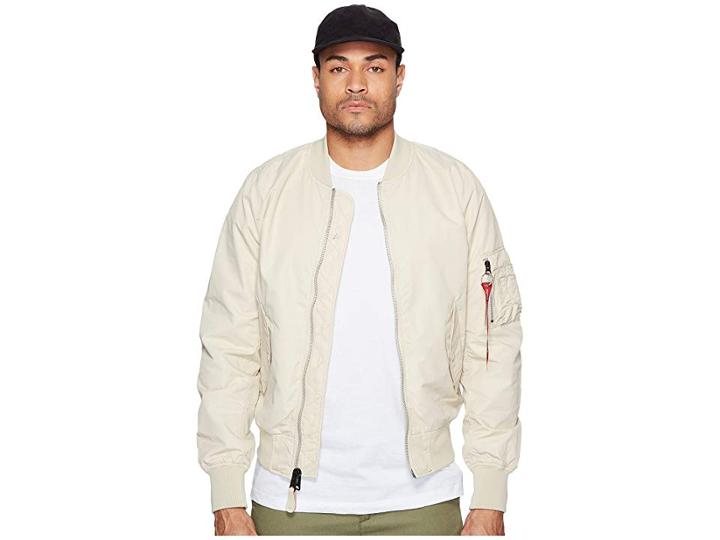 Alpha Industries L-2b Scout Jacket (vintage White) Men's Coat