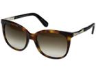 Kate Spade New York Julieanna/s (dark Havana Gold/brown Gradient Lens) Fashion Sunglasses