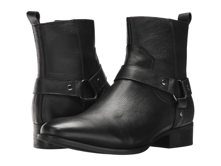 Steve Madden Palazo (black Leather) Men's Boots