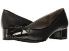 Bandolino Xenica (black Super Nappa Pu/sleek Patent Pu) Women's Shoes