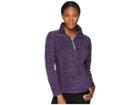 Columbia Glacialtm Iv Print 1/2 Zip (dark Plum Tweed) Women's Clothing