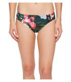 La Blanca Beyond The Jungle Side Shirred Hipster (hunter) Women's Swimwear