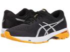 Asics Gt-1000 6 (black/silver/gold Fusion) Men's Running Shoes