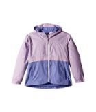Columbia Kids Rain-zillatm Jacket (little Kids/big Kids) (phantom Purple/fairytale/white Logo) Girl's Coat