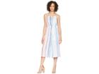 Jack By Bb Dakota Lovy Watercolor Stripe Printed Cropped Jumpsuit (cloud White) Women's Jumpsuit & Rompers One Piece