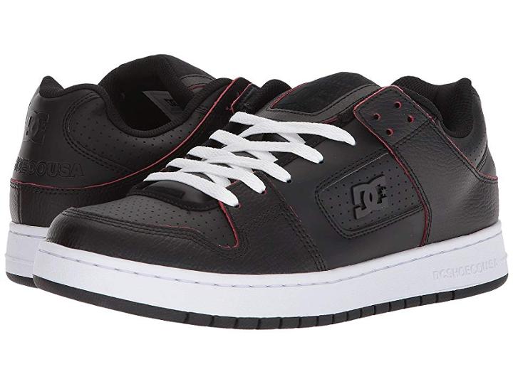 Dc Manteca (black/red/white) Men's Shoes