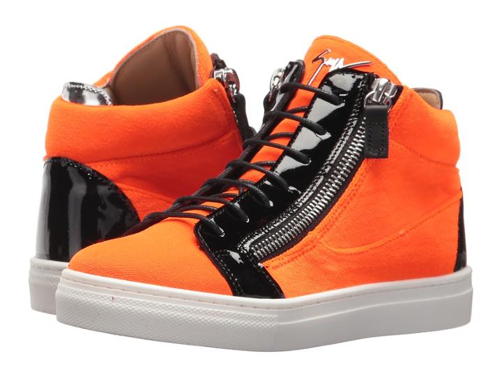 Giuseppe Zanotti Kids Veronica Sneaker (toddler/little Kid) (orange) Kid's Shoes