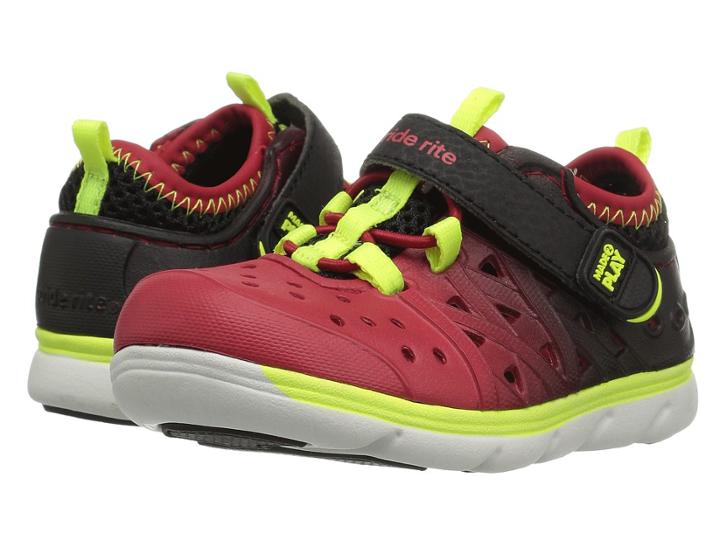 Stride Rite Made 2 Play Phibian (toddler/little Kid/big Kid) (black/red) Kids Shoes