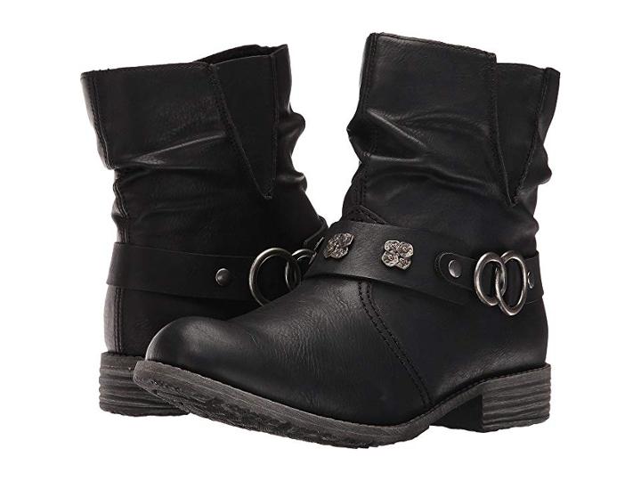 Rieker 74798 Peggy 98 (black) Women's Dress Boots