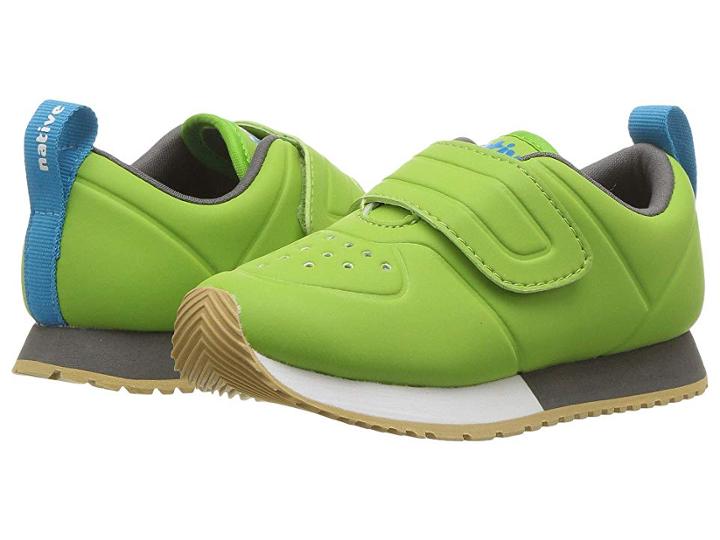 Native Kids Shoes Cornell Hl Ct (toddler/little Kid) (spring Green Ct/shell White/dublin Grey/gum Rubber) Kids Shoes