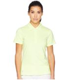 Adidas Golf Ultimate Short Sleeve Polo (frozen Yellow) Women's Short Sleeve Knit