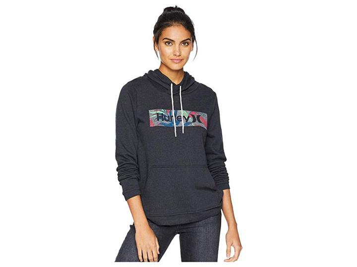 Hurley Cruise Fleece Pullover (black) Women's Clothing