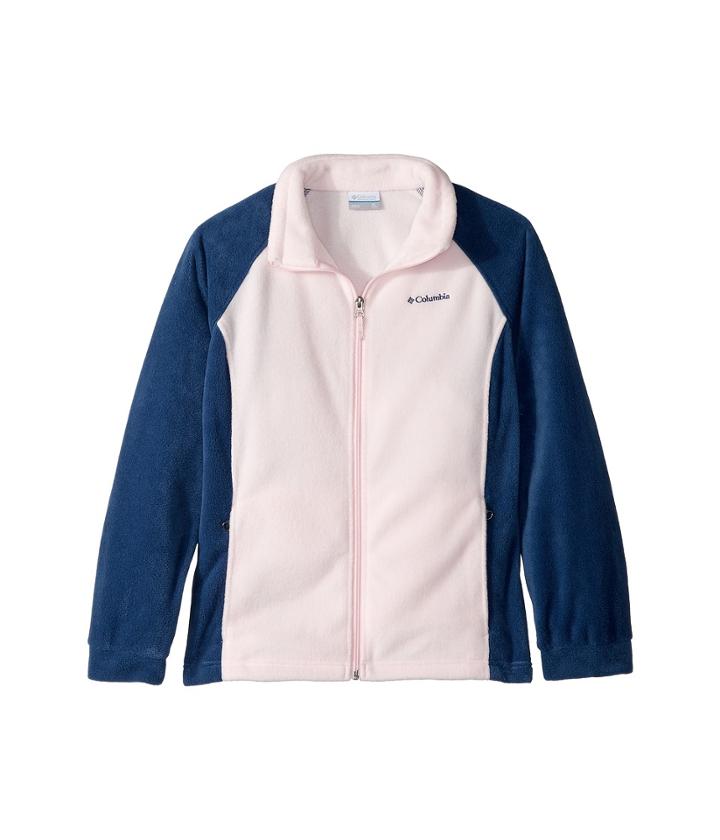 Columbia Kids Benton Springstm Fleece (little Kids/big Kids) (whitened Pink/carbon) Girl's Fleece