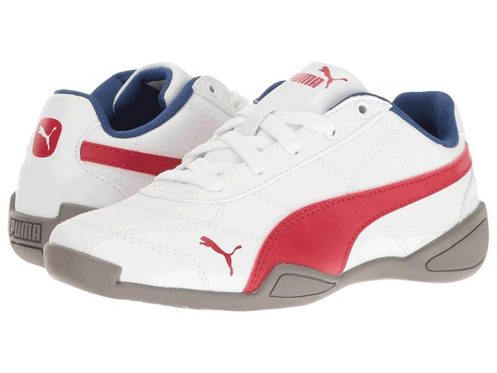 Puma Kids Tune Cat 3 Ps (little Kid/big Kid) (puma White/barbados Cherry) Boys Shoes