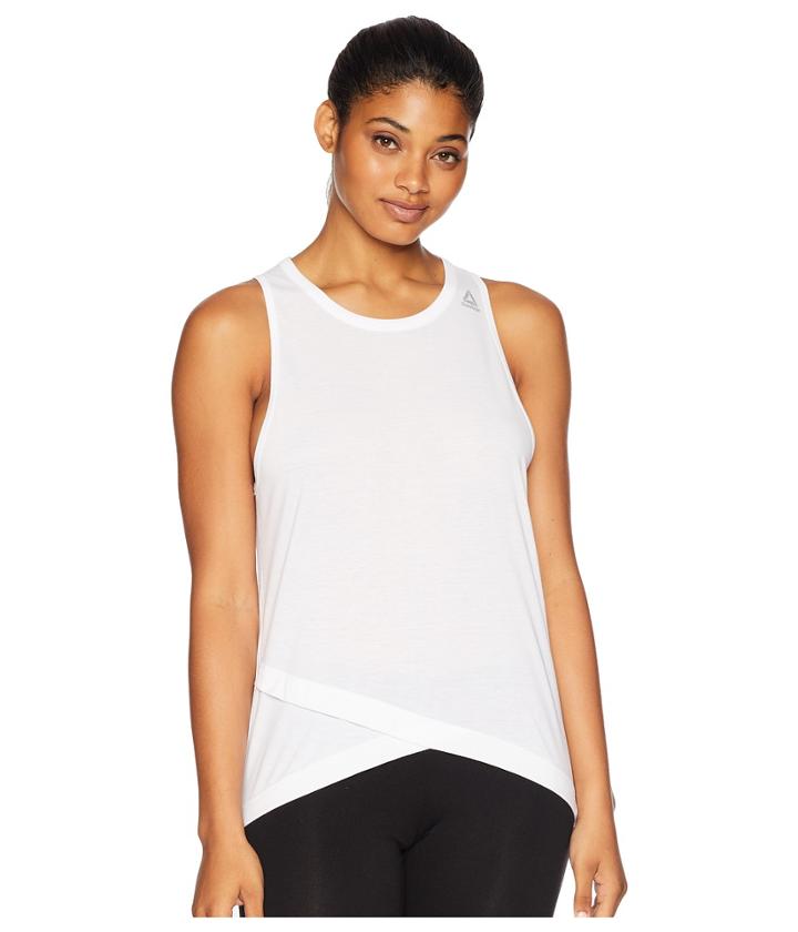 Reebok Training Tank Top (white) Women's Sleeveless