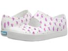 Native Kids Shoes Juniper Print (little Kid) (shell White/shell White/peace Purple Heart Print) Girls Shoes