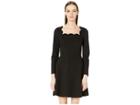 Kate Spade New York Scallop Ponte Dress (black) Women's Dress