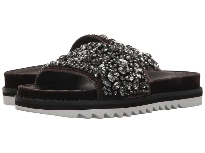 Joie Jacory (coal Velvet) Women's Slide Shoes