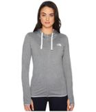 The North Face Fave Lite Lfc Full Zip Hoodie (tnf Medium Grey Heather/tnf White) Women's Sweatshirt