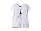 Polo Ralph Lauren Kids Embroidered Cotton T-shirt (little Kids) (white/red) Girl's T Shirt