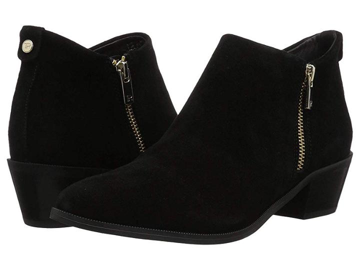 Taryn Rose Sabrina Weatherproof (black Calf Suede) Women's Shoes