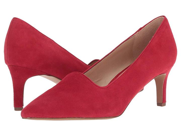 Franco Sarto Danelly (scarlet Diva Suede) Women's Shoes