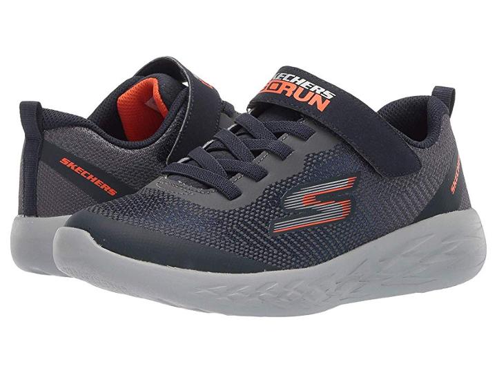 Skechers Kids Go Run 600 (little Kid/big Kid) (navy/charcoal) Boy's Shoes