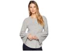 B Collection By Bobeau Ophelie Cozy Wide Sleeve Tee (heather Grey) Women's T Shirt