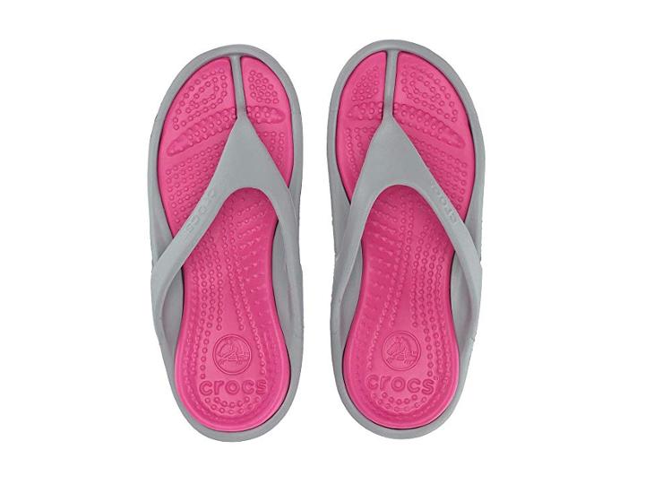 Crocs Athens (light Grey/candy Pink) Sandals