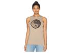 Tentree Yin Yang Tank Top (lead Gray) Women's Sleeveless