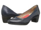 Softwalk Imperial (navy Burnished Soft Kid) Women's 1-2 Inch Heel Shoes