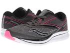 Saucony Kinvara 9 (grey/black/pink) Women's Running Shoes