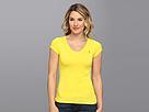 U.s. Polo Assn - Solid V-neck Tee (laser Yellow)