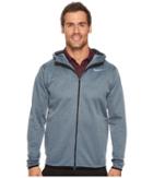 Nike Golf Fleece Full-zip Hoodie (armory Navy/armory Blue/flat Silver) Men's Sweatshirt