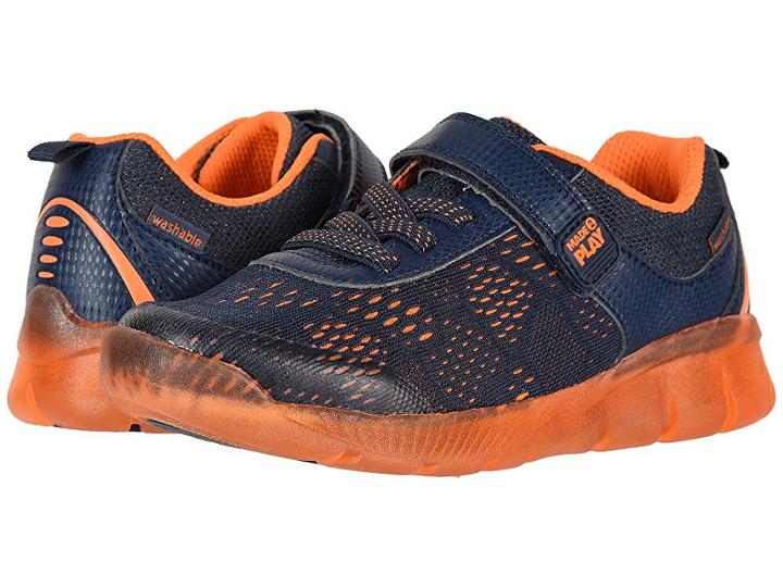 Stride Rite M2p Lighted Neo (little Kid) (navy) Boys Shoes