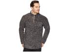 True Grit Softest Tip Shearling 1/4 Zip Pullover (charcoal) Men's Clothing
