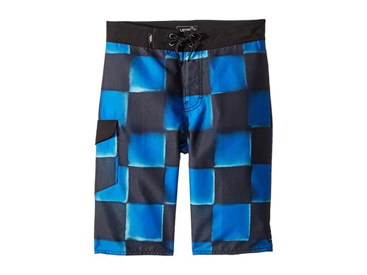 Vans Kids Check Yourself Ii Boardshorts (little Kids/big Kids) (victoria Blue) Boy's Swimwear
