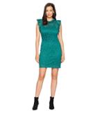 Alexia Admor Cap Sleeve Lace Sheath (evergreen) Women's Dress