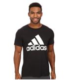 Adidas Badge Of Sport Classic Tee (black/white) Men's T Shirt