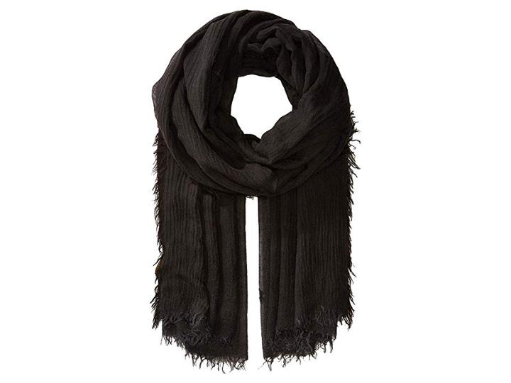 Polo Ralph Lauren Signature Lightweight Solid Scarf (black) Scarves