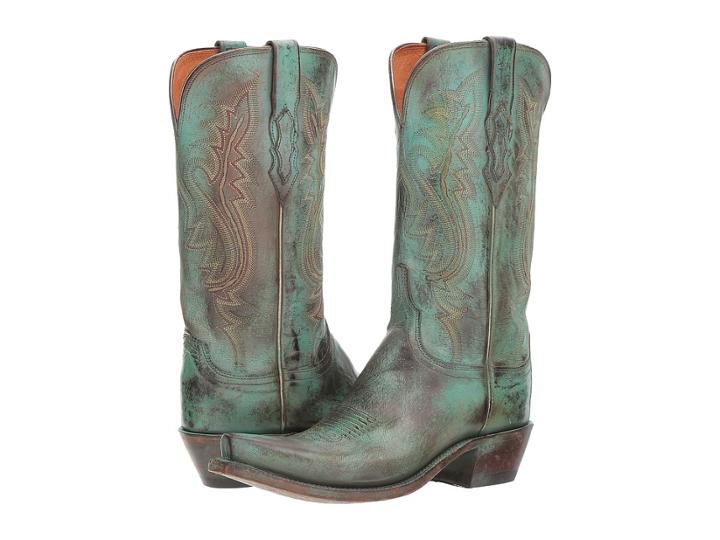 Lucchese Wynonna (antique Turquoise) Cowboy Boots