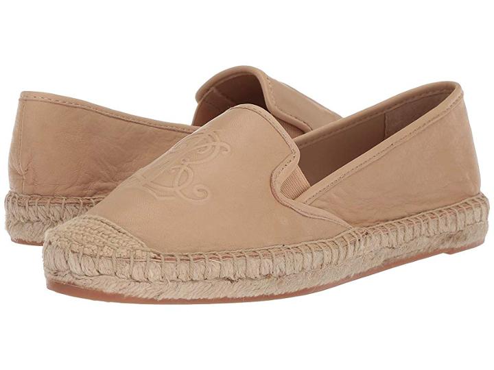 Lauren Ralph Lauren Destini (straw Super Soft Leather) Women's Shoes