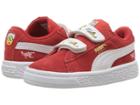 Puma Kids Minions Suede V (toddler) (high Risk Red/puma White) Kids Shoes