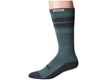 Injinji Hiker Crew (moss) Men's Crew Cut Socks Shoes