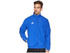Adidas Core 18 Pregame Jacket (bold Blue/white) Men's Sweatshirt