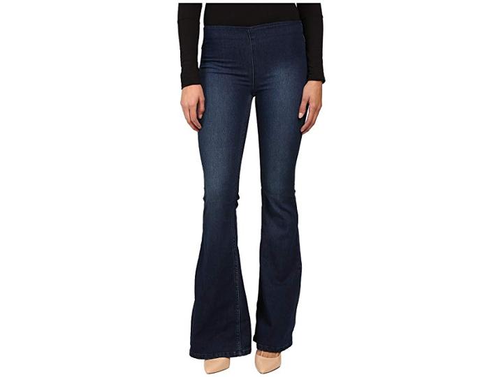 Free People Penny Pull-on Flare (denim Blue) Women's Jeans