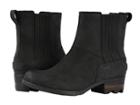 Sorel Lollatm Chelsea (black Full Grain Leather) Women's Pull-on Boots