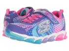 Skechers Kids Jelly Beams 10960l Lights (little Kid/big Kid) (purple/multi) Girl's Shoes