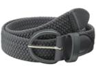 Florsheim Braided Elastic Stretch Belt 35mm (gray) Men's Belts